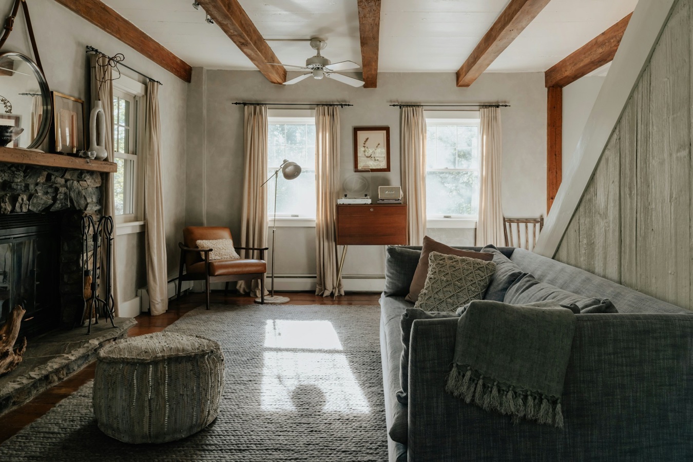Bright cozy living room in a home